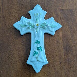 Belleek Porcelain Irish Cross
